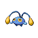 Chinchou front-facing sprite from Pokémon Pearl
