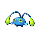 Chinchou shiny front-facing sprite from Pokémon Pearl