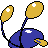 Chinchou back-facing sprite from Pokémon Silver