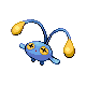 Chinchou front-facing sprite from Pokémon SoulSilver