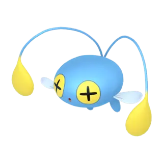 Chinchou front-facing sprite from Pokémon Violet