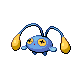 Chinchou front-facing sprite from Pokémon Platinum