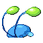 Chinchou shiny back-facing sprite from Pokémon Sapphire