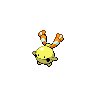 Chingling shiny front-facing sprite from Pokémon Black