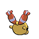 Chingling back-facing sprite from Pokémon Platinum