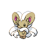 Cinccino shiny front-facing sprite from Pokémon Black