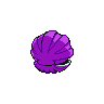 Clamperl shiny back-facing sprite from Pokémon Black 2