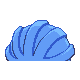 Clamperl back-facing sprite from Pokémon Diamond