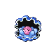 Clamperl front-facing sprite from Pokémon Diamond