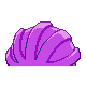 Clamperl shiny back-facing sprite from Pokémon Diamond