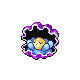 Clamperl shiny front-facing sprite from Pokémon Diamond