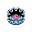 Clamperl front-facing sprite from Pokémon Emerald