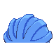 Clamperl back-facing sprite from Pokémon HeartGold