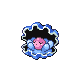 Clamperl front-facing sprite from Pokémon HeartGold