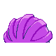 Clamperl shiny back-facing sprite from Pokémon HeartGold