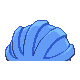 Clamperl back-facing sprite from Pokémon Platinum