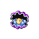 Clamperl shiny front-facing sprite from Pokémon Platinum