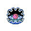 Clamperl front-facing sprite from Pokémon Sapphire