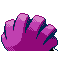 Clamperl shiny back-facing sprite from Pokémon Sapphire