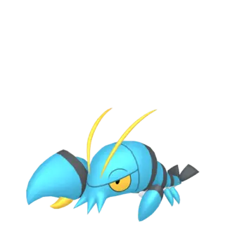 Clauncher front-facing sprite from Pokémon Sword