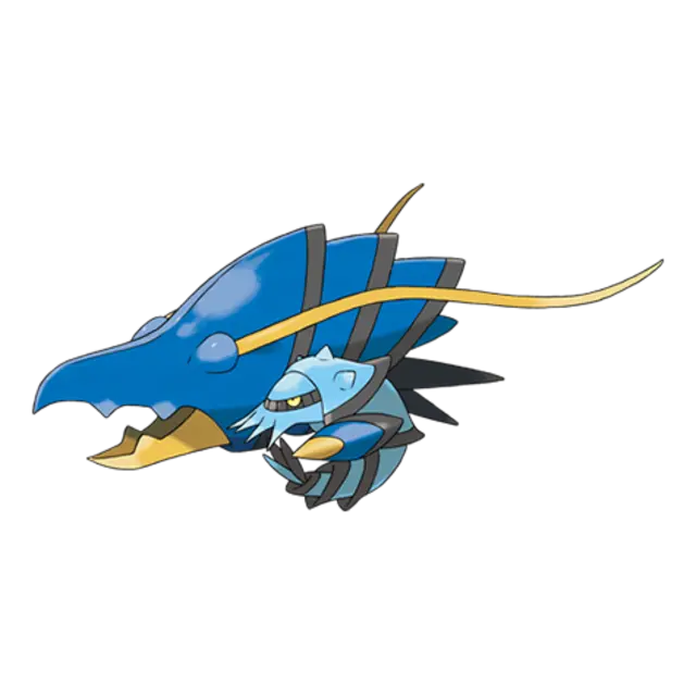 Clawitzer, the Howitzer Pokémon — Water-type Pokémon official artwork