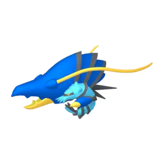Clawitzer front-facing sprite from Pokémon Moon