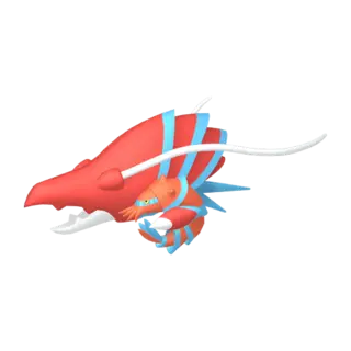 Clawitzer shiny front-facing sprite from Pokémon Moon