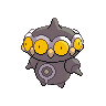 Claydol shiny back-facing sprite from Pokémon White