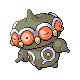 Claydol front-facing sprite from Pokémon Diamond