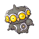 Claydol shiny front-facing sprite from Pokémon Diamond