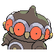 Claydol back-facing sprite from Pokémon SoulSilver