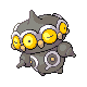 Claydol shiny front-facing sprite from Pokémon SoulSilver