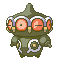 Claydol front-facing sprite from Pokémon Ruby