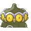Claydol shiny back-facing sprite from Pokémon Ruby