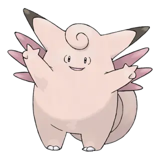 Clefable official artwork