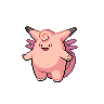 Clefable front-facing sprite from Pokémon Black 2