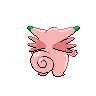Clefable shiny back-facing sprite from Pokémon Black 2