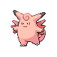 Clefable front-facing sprite from Pokémon Pearl