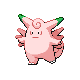 Clefable shiny front-facing sprite from Pokémon Pearl