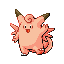 Clefable front-facing sprite from Pokémon Emerald