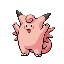 Clefable front-facing sprite from Pokémon FireRed