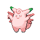 Clefable shiny front-facing sprite from Pokémon Platinum