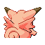 Clefable back-facing sprite from Pokémon Ruby