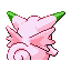 Clefable shiny back-facing sprite from Pokémon Ruby