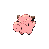 Clefairy back-facing sprite from Pokémon White 2