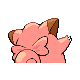 Clefairy back-facing sprite from Pokémon Pearl