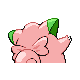 Clefairy shiny back-facing sprite from Pokémon Pearl