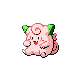 Clefairy shiny front-facing sprite from Pokémon Pearl