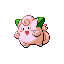 Clefairy shiny front-facing sprite from Pokémon FireRed