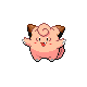 Clefairy front-facing sprite from Pokémon SoulSilver
